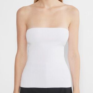 Aritzia Babaton Sculpt Knit Tube Top- Rib-Knit Strapless Tank